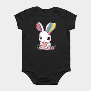Valintine Bunny Baby Bodysuit